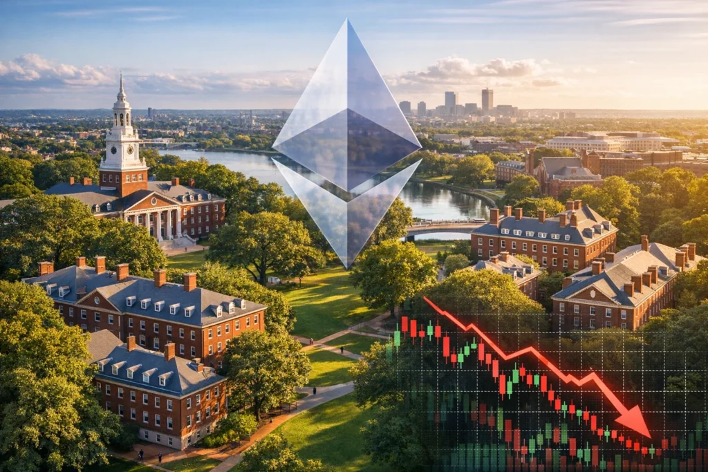 哈佛大學清倉全部以太幣！SEC 公布 Q1 檔案：8,700 萬美元 ETH 持倉歸零，同步減持比特幣 ETF