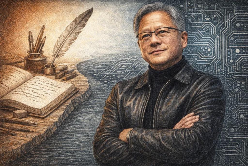 黃仁勳:AI 時代讀什麼科系不重要,說故事、創造力、判斷力才是真正護城河