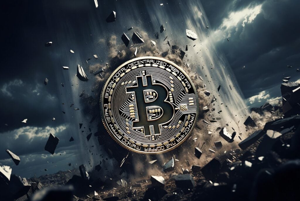 比特幣下跌二探 7.6 萬美元、ETH 失守 $2100！近 4 小時全網爆倉 5300 萬美元