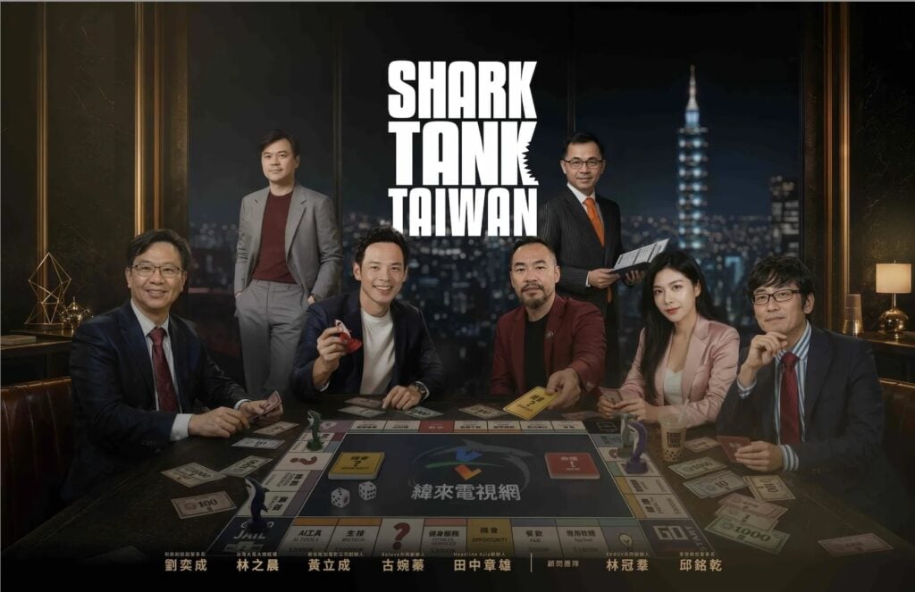 麻吉大哥加入台灣版《Shark Tank》鯊魚投資人陣容