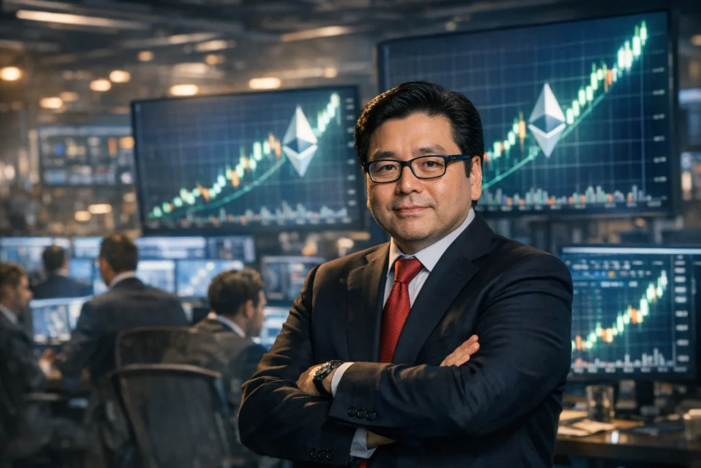 Bitmine 單週大買 11.2 萬枚 ETH！Tom Lee 重申加密超級週期：華爾街代幣化加 AI 代理雙引擎