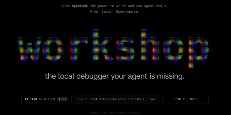 Raindrop Workshop 用 Codex 幫你的 AI Agent 自動找 bug 並修復（免費開源）