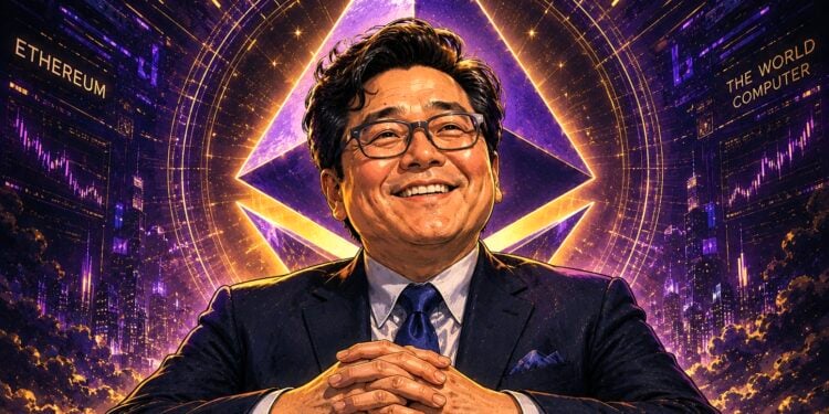 Tom Lee 預言 ETH 上看 25 萬美元、保守估計 2.2 萬美元！比特幣 5 月若收於 7.6 萬將迎大牛市