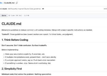 Andrej Karpathy 提煉「CLAUDE.md 四大準則」引爆 GitHub，讓 AI 寫 Code 準確率飆破 90%