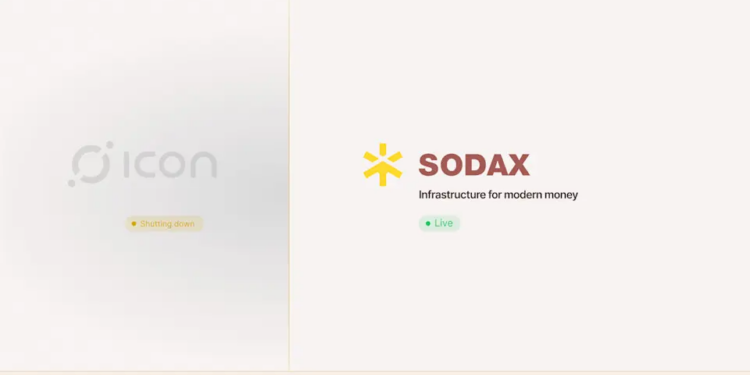 老牌公鏈 ICON 宣布 12/31 永久關閉網路：轉型跨鏈基礎設施 SODA X，籲用戶盡速遷移 $ICX 至 $SODA