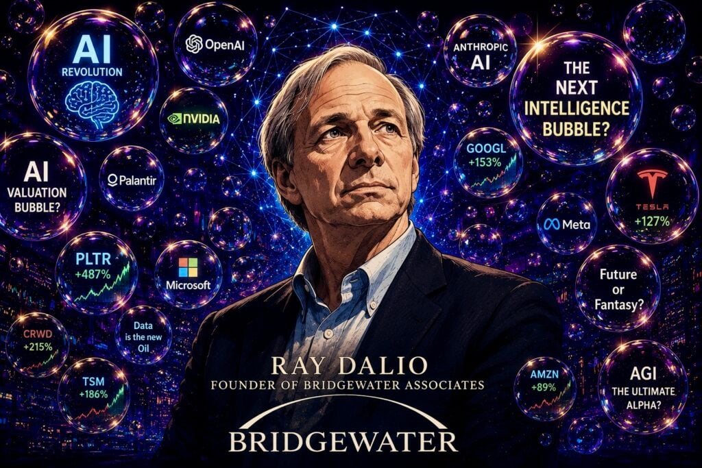橋水基金創辦人 Ray Dalio 警告：AI 市場已現泡沫跡象，獲利能力是破滅關鍵