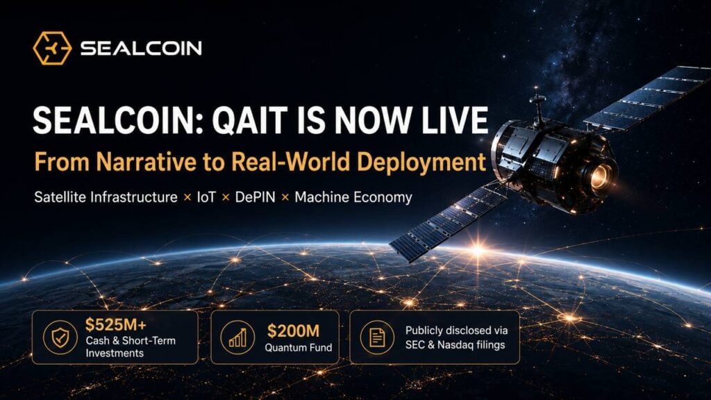 SEALCOIN:QAIT 正式上線,太空機器經濟敘事加速邁向商業化應用