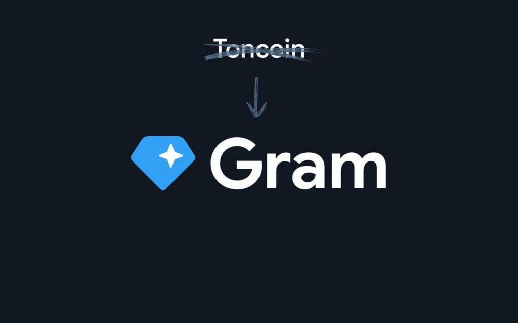 Toncoin 宣布將代幣改名回「$Gram」！Pavel Durov：讓 TON 再次偉大的第 4 步