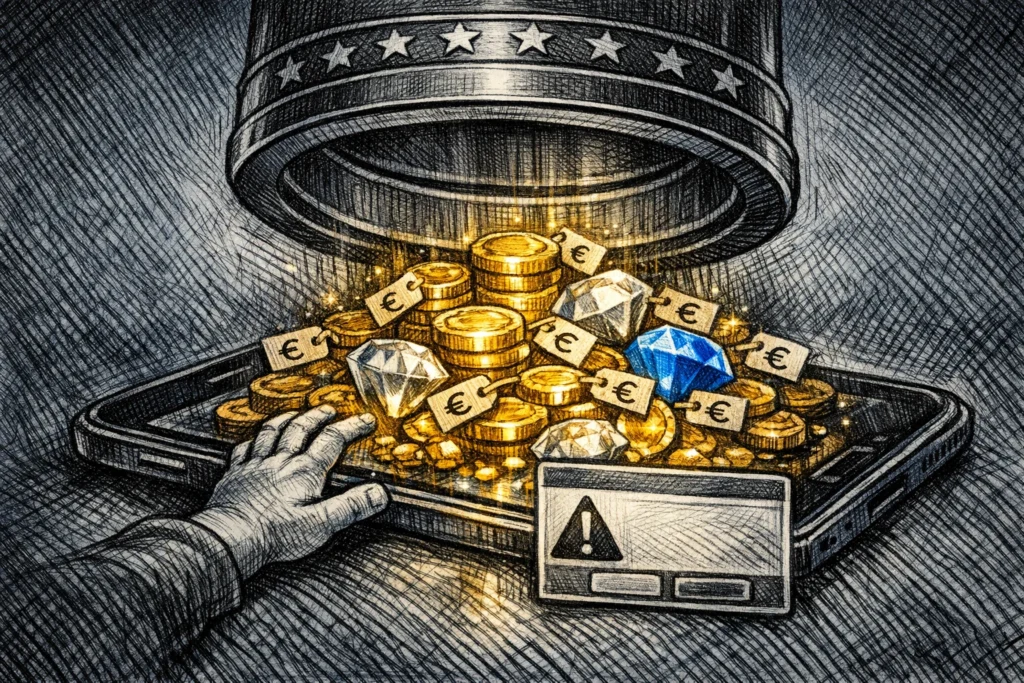 歐盟盯上遊戲「虛擬貨幣」,寶石金幣要標法幣價格!Candy Crush、Supercell 警告恐重創產業