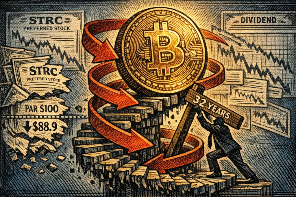 CryptoQuant分析師：Strategy若賣幣＋STRC脫錨，就面臨死亡螺旋風險