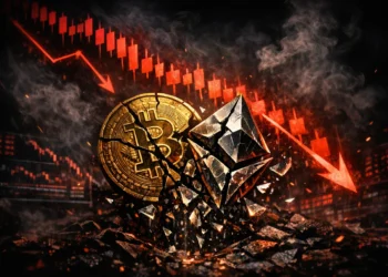 鷹影壓頂！比特幣跌破63270鎂窒息盤整，恐懼指數剩 20、單日 1.4 億爆倉