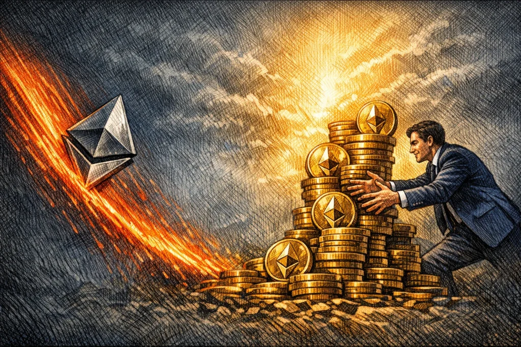 SharpLink 三天狂掃 3.9 萬枚 ETH，時隔 8 個月逢低加碼以太坊