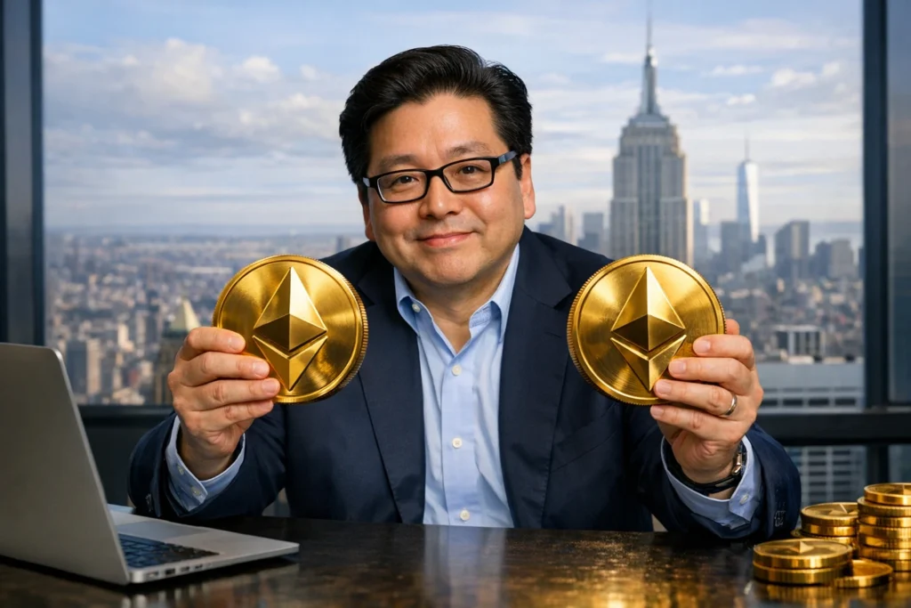 BitMine 再增倉！手握 570 萬枚 ETH 值 89 億美元，年質押收益破 2 億