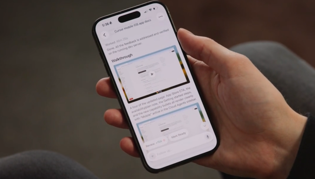 Cursor Mobile 上線：專屬 App 讓你更方便用手機指揮 AI 寫程式、監督產出