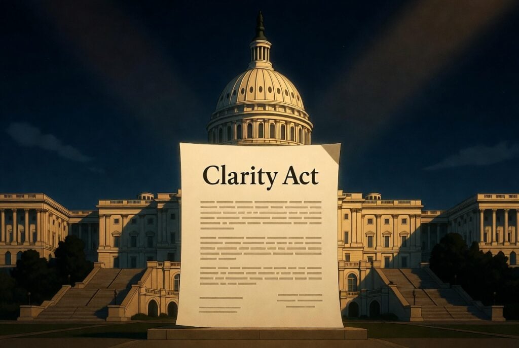 美國清晰度法案《Clarity Act》7/4 過關無望?外媒直言「數學上行不通」,國會目標轉向八月休會