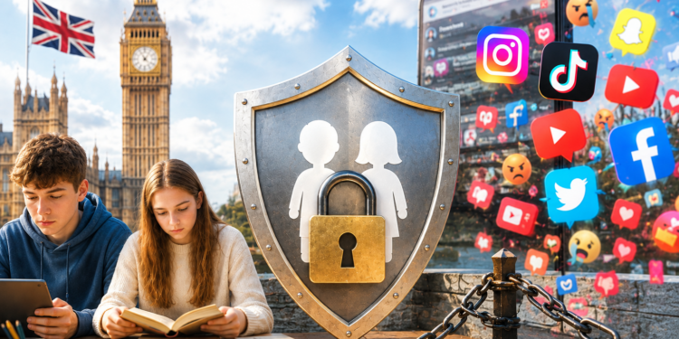 英國將立法禁止 16 歲以下用社群媒體：TikTok、IG、FB、X 均在列，全球監管浪潮持續擴大