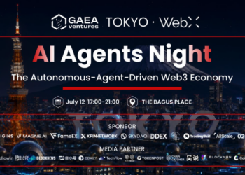 雙強活動連發：GAEA Ventures 將於東京 WebX 期間重磅打造 AI 與鏈上經濟雙主題之夜
