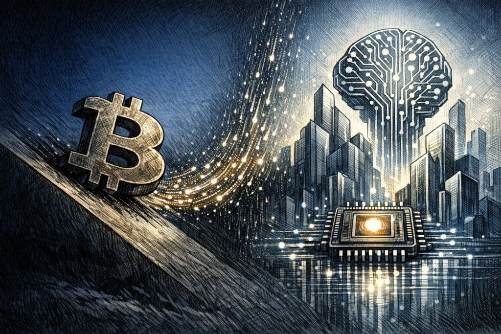 花旗二度下修比特幣目標價至 8.2 萬鎂：ETF 淨流入假設歸零，資金轉進 AI