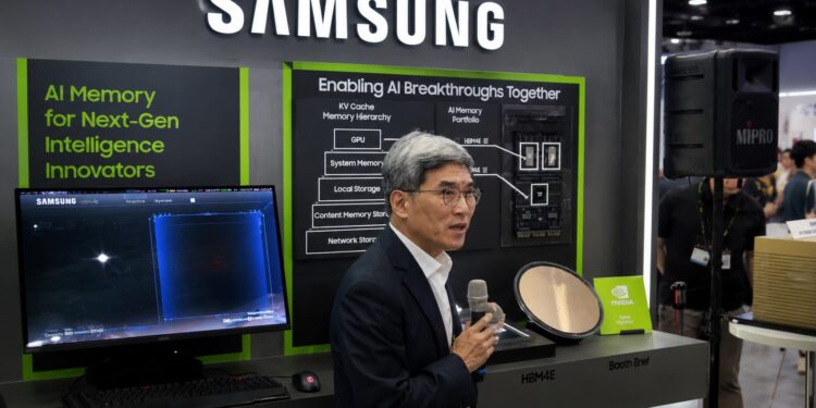 samsung | 動區動趨-最具影響力的區塊鏈新聞媒體 三星宣布 HBM 良率衝破 70%!CTO 宋在赫喊次世代 DRAM 反超,猛追 SK 海力士