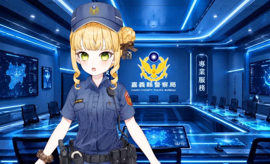 嘉義警局端出台灣首位官方VTuber「女警嘉佳」,網友反應撞臉了