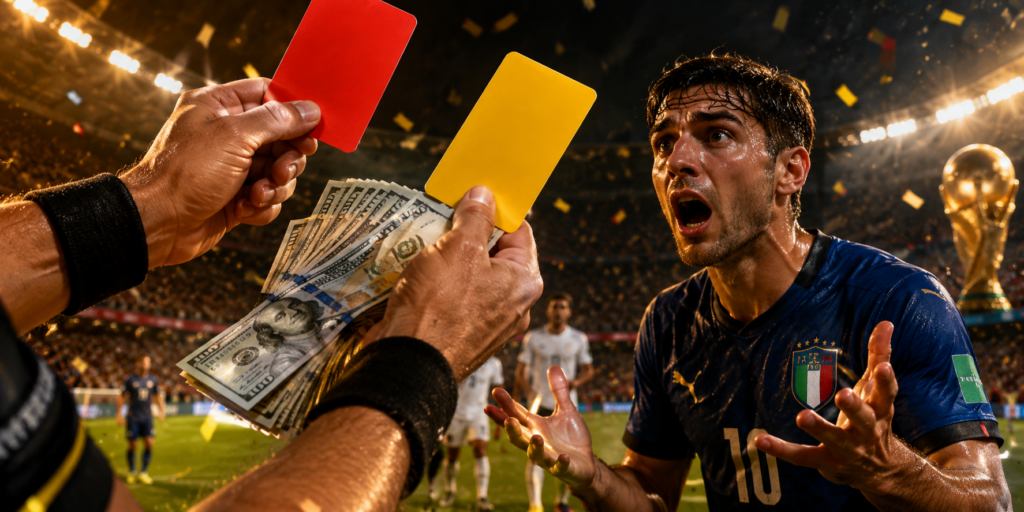 冷知識：世足賽吃黃 / 紅牌恐禁賽外，還要繳罰金給 FIFA