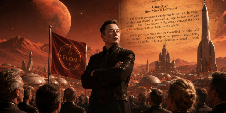 馬斯克注定要統治火星？78 年前小說就預言火星最高領袖叫「Elon」