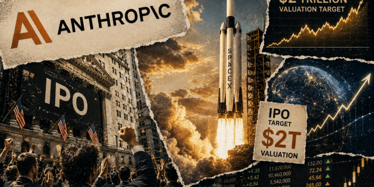 Anthropic 上市 IPO 規模看齊 SpaceX,鎖定兩兆美元估值