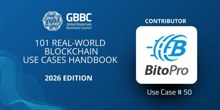 幣託 BitoPro 以「點數換幣」入選全球區塊鏈商業理事會(GBBC)2026 年全球 101 個真實世界區塊鏈應用案例手冊,列為全球第 50 號案例