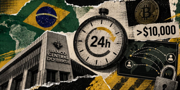 brazil-central-bank-crypto-withdrawal-transfer-24-hour-delay-anti-fraud-2027 | 動區動趨-最具影響力的區塊鏈新聞媒體 巴西央行祭 24 小時延遲令:1 萬美元以上加密貨幣提領、境外轉帳強制執行