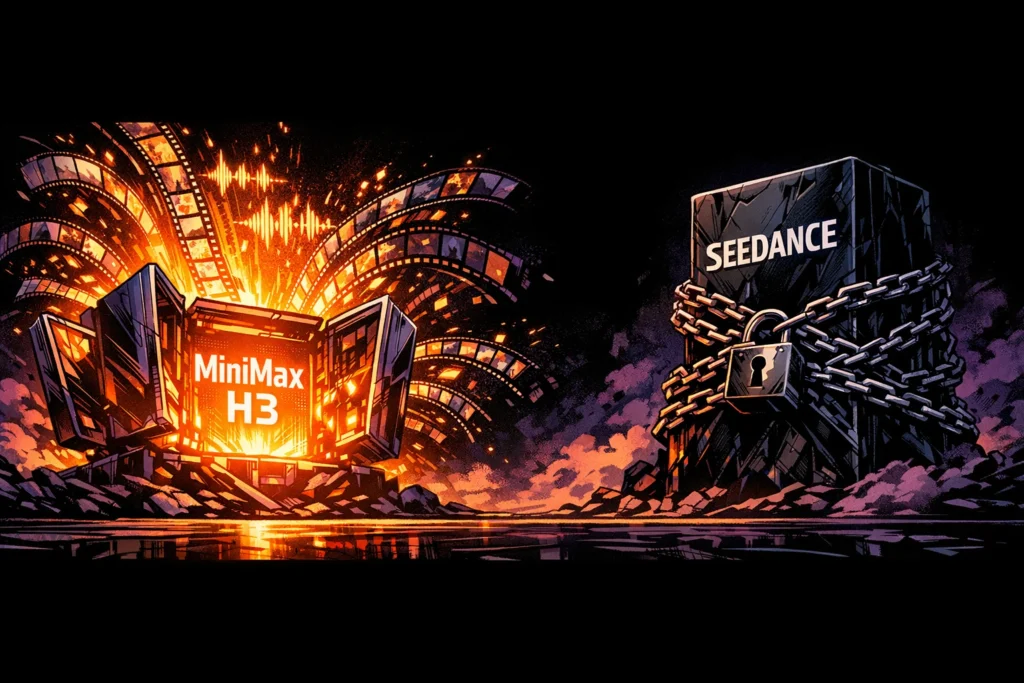 MiniMax H3 開源「打趴」Seedance 2.0？價格近乎砍半、文生影片榜反超，12GB 顯示卡就能跑