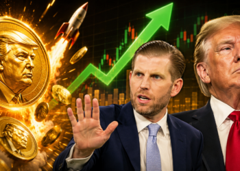 $TRUMP 迷因幣一日狂飆 100% 傳發新幣，川普次子 Eric 火速闢謠