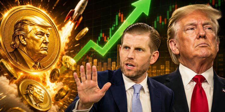 $TRUMP 迷因幣一日狂飆 100% 傳發新幣,川普次子 Eric 火速闢謠