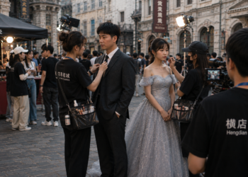 AI 殺死短劇》中國橫店改賣遊客「一日演員夢」：人人能當霸總＆灰姑娘，宮鬥、武俠劇樣樣有