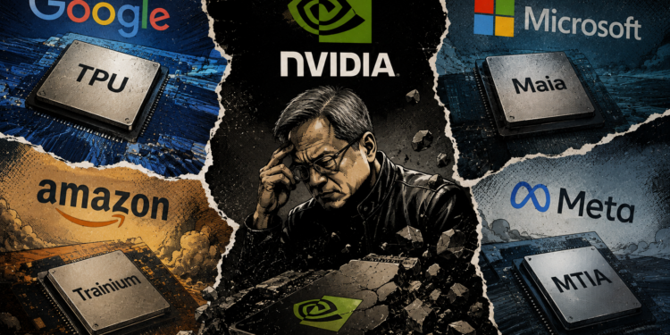 四大巨頭自研 AI 晶片全進入量產，會動搖 NVIDIA 地位嗎？
