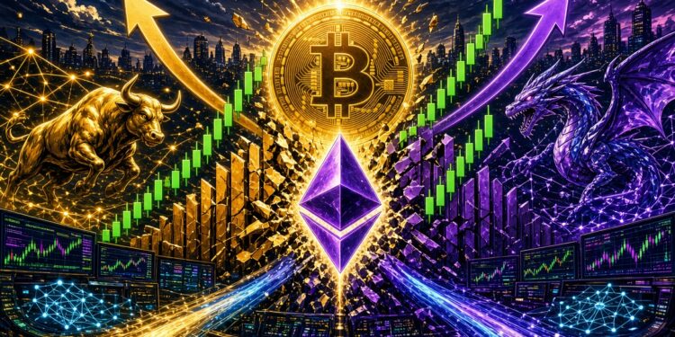 大買盤湧入!比特幣衝破 6.6 萬鎂、以太坊站上 $2,000,全網近 4 小時爆倉逾 5 億美元