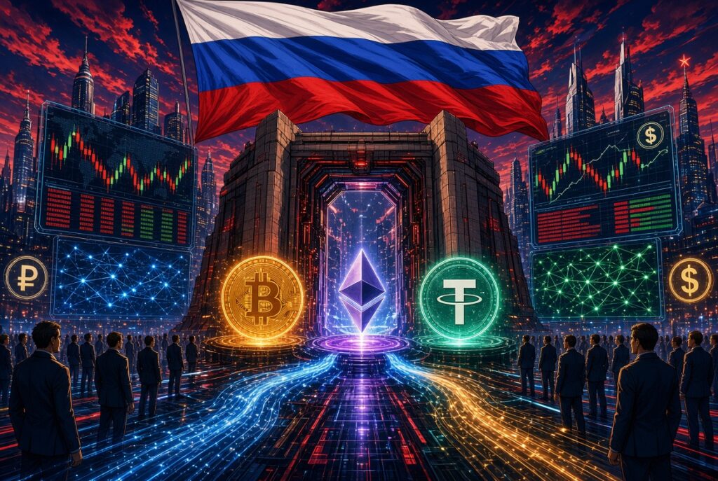 俄羅斯央行提議：開放 BTC、ETH、USDT 交易所買賣，散戶每年限額 3650 鎂