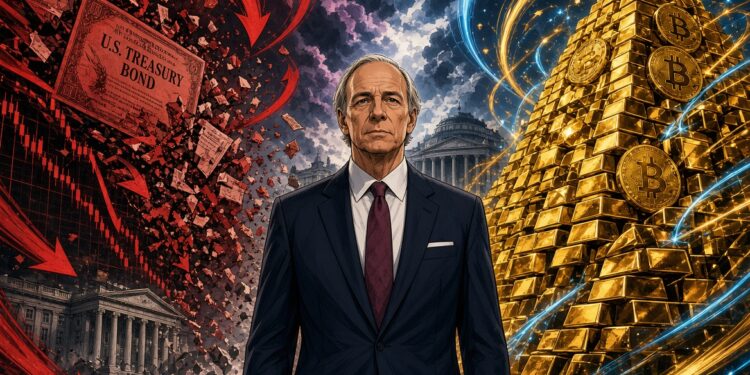 橋水基金 Ray Dalio:「美國破產」倒數三年!籲拋售美債、快買黃金與比特幣避險