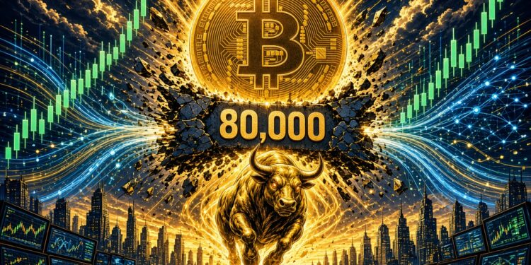 比特幣短線觸及 8 萬鎂大關、以太坊穩守 2500!全網爆倉 3.78 億美元