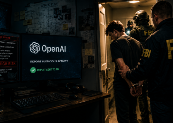 和 ChatGPT 討論謀殺前女友計畫，OpenAI 這次選擇通報 FBI 逮捕