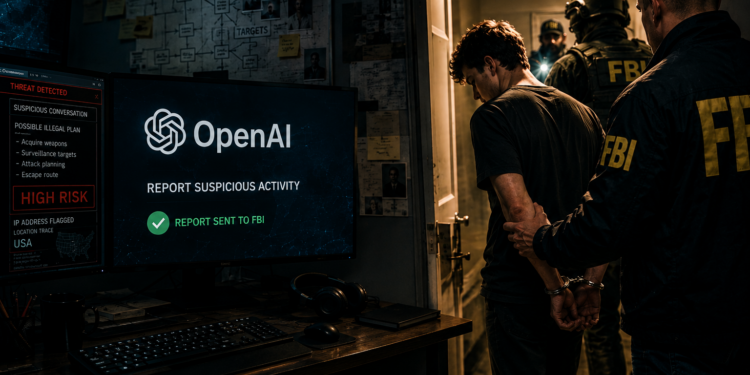和 ChatGPT 討論謀殺前女友計畫，OpenAI 這次選擇通報 FBI 逮捕