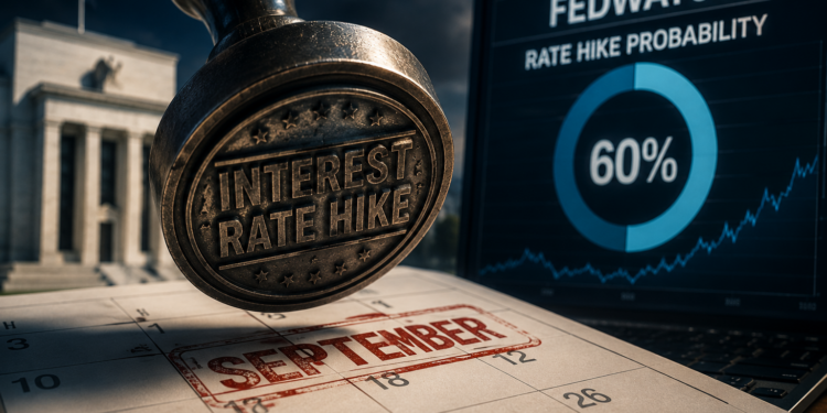 9月升息板上釘釘?FedWatch 預測 60% 機率、分析師:法幣貶值交易還有戲