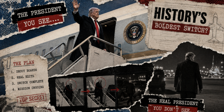 the-most-daring-presidential-switcheroo-in-history | 動區動趨-最具影響力的區塊鏈新聞媒體 超大膽總統調包計!川普用空軍一號當誘餌,本尊搭餐車金蟬脫殼