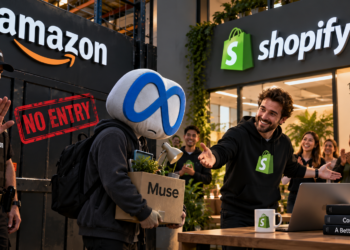 Amazon 封殺 Meta Muse 後，Shopify 搶著合作：開放全站一鍵結帳