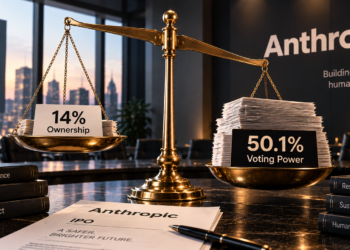 Anthropic 上市前擬設特殊股：創辦人合計持股 14%，但拿走 50.1% 投票權