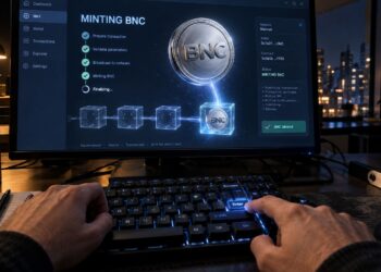 他搶到 BNC4 第一個 4Stock 鑄造，3 萬 U 翻成 23 萬