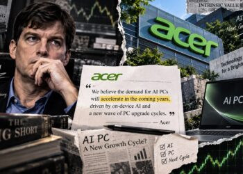 Michael Burry 加空美光！引用 Acer 宏碁陳俊聖「記憶體沒有缺貨」