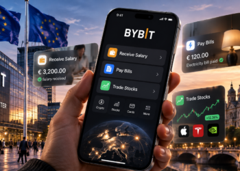 Bybit 歐洲齊備三證：收薪水、繳電費、炒股票一個 App 搞定