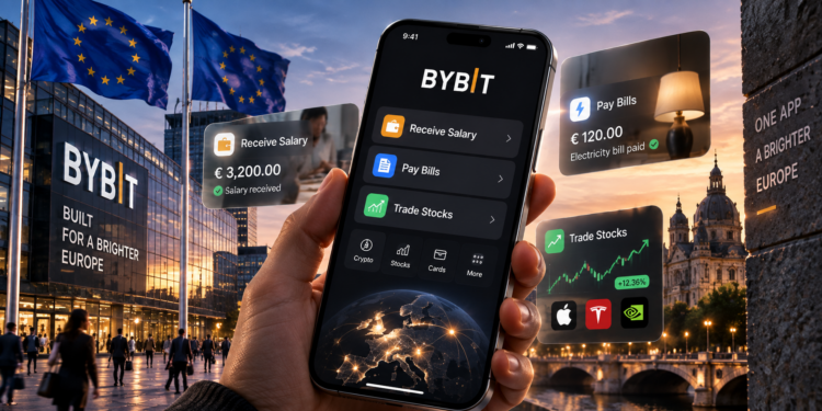 Bybit 歐洲齊備三證：收薪水、繳電費、炒股票一個 App 搞定