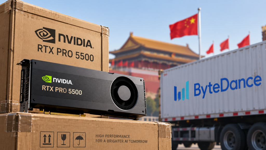 北京傳放行輝達 RTX Pro 5500：字節跳動考慮下單 100 萬顆