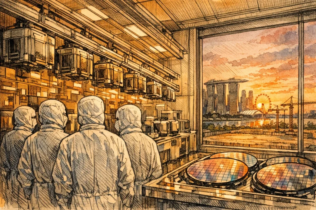 台積電小老弟》世界先進新加坡晶圓廠一開幕就滿單，二廠已在盤算